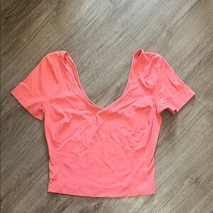 Lululemon align tee in coral